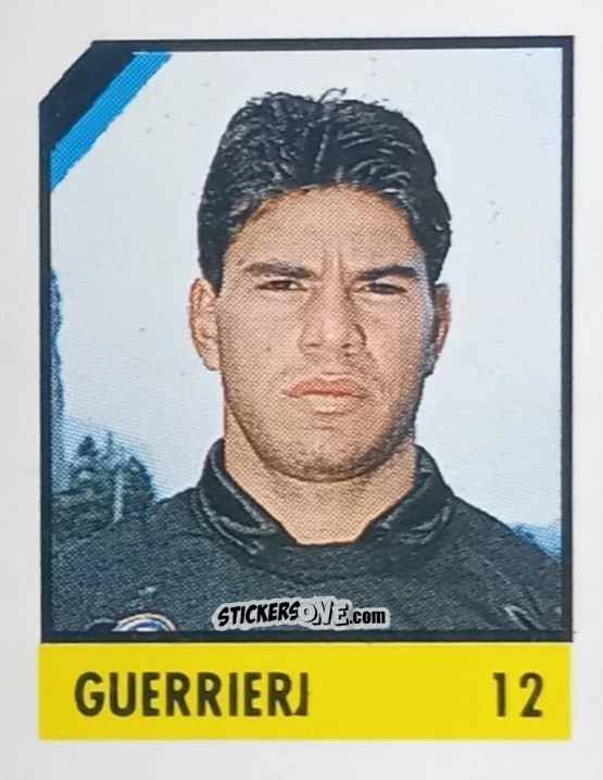 Sticker Guerrieri - Micro Calcio Campionato 1990-1991 n. 12 - Vallardi