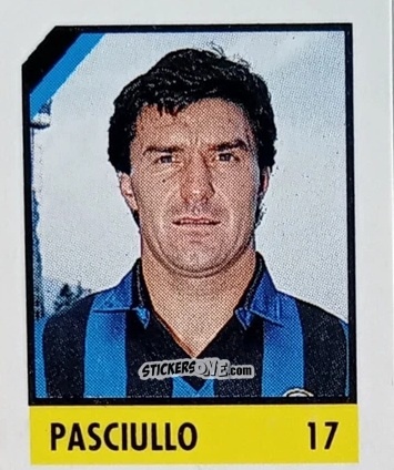 Figurina Pasciullo - Micro Calcio Campionato 1990-1991 n. 17 - Vallardi