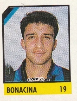 Sticker Bonacina - Micro Calcio Campionato 1990-1991 n. 19 - Vallardi