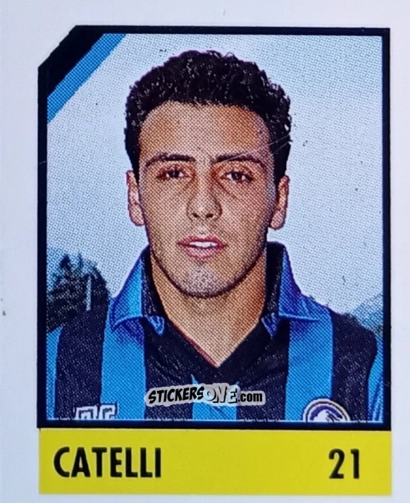 Sticker Catelli - Micro Calcio Campionato 1990-1991 n. 21 - Vallardi
