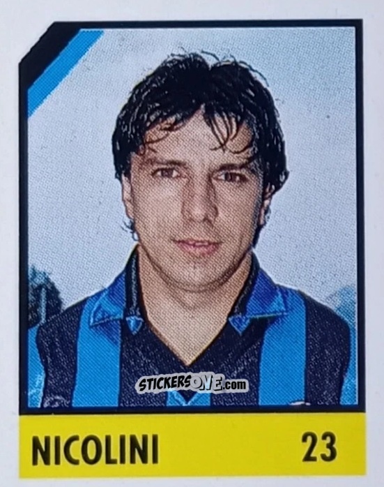 Figurina Nicolini - Micro Calcio Campionato 1990-1991 n. 23 - Vallardi