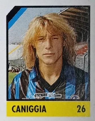 Cromo Caniggia - Micro Calcio Campionato 1990-1991 n. 26 - Vallardi