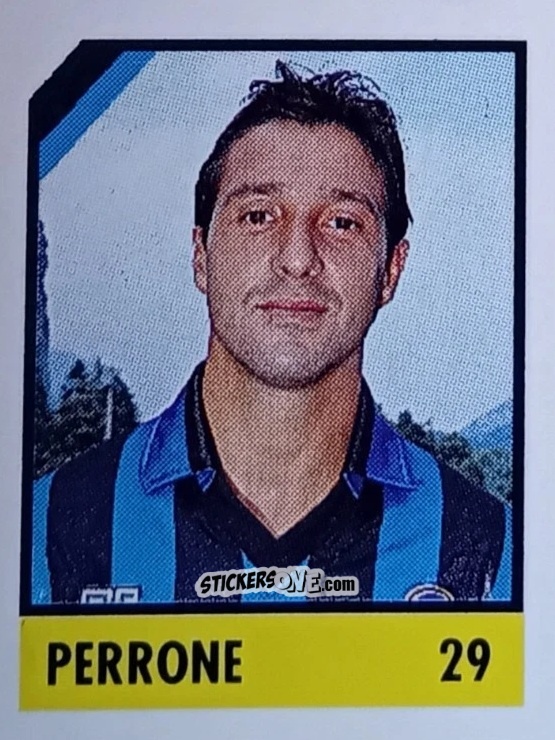 Cromo Perrone - Micro Calcio Campionato 1990-1991 n. 29 - Vallardi