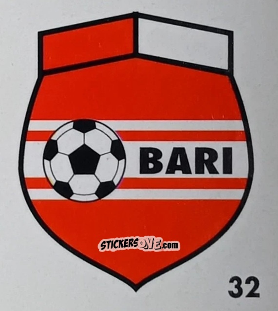 Cromo Stemma Bari - Micro Calcio Campionato 1990-1991 n. 32 - Vallardi