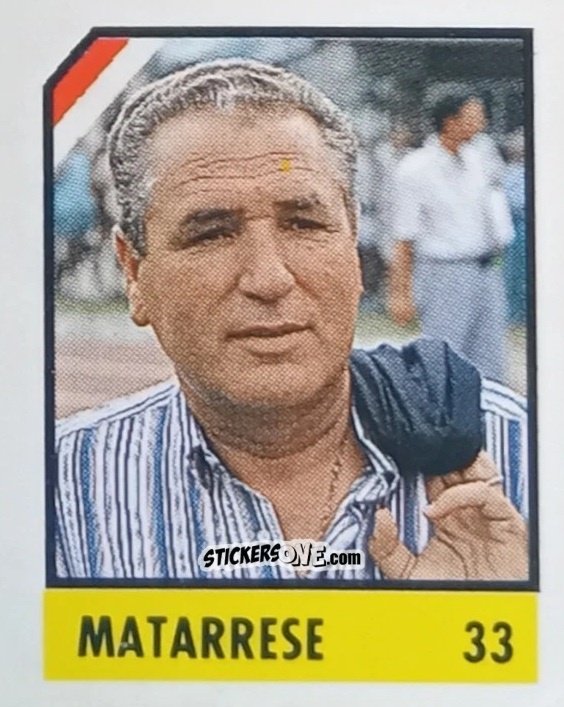Figurina Matarrese - Micro Calcio Campionato 1990-1991 n. 33 - Vallardi