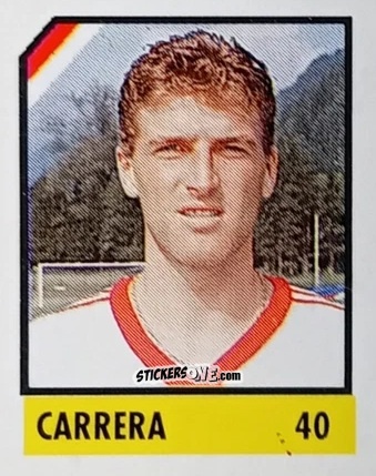 Cromo Carrera - Micro Calcio Campionato 1990-1991 n. 40 - Vallardi
