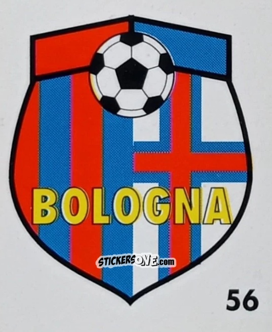Sticker Stemma Bologna - Micro Calcio Campionato 1990-1991 n. 56 - Vallardi