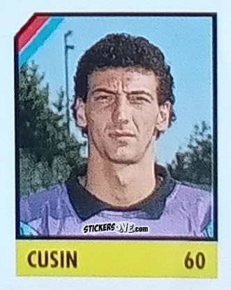 Figurina Cusin - Micro Calcio Campionato 1990-1991 n. 60 - Vallardi