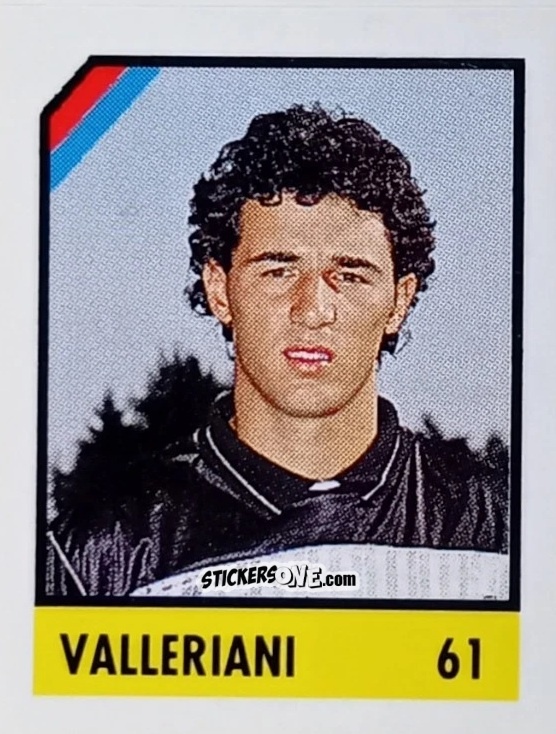 Cromo Valleriani - Micro Calcio Campionato 1990-1991 n. 61 - Vallardi