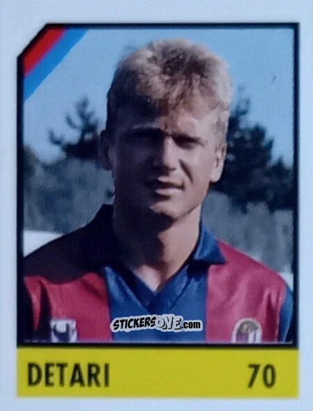 Sticker Detari - Micro Calcio Campionato 1990-1991 n. 70 - Vallardi