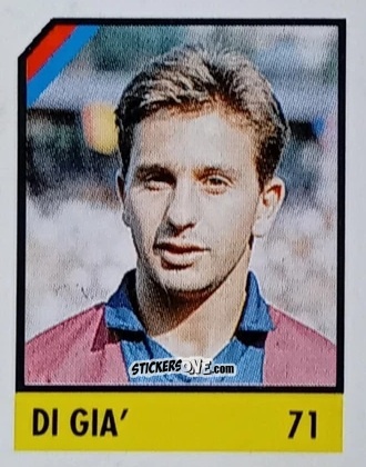 Figurina Di Già - Micro Calcio Campionato 1990-1991 n. 71 - Vallardi