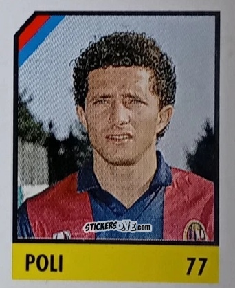 Figurina Poli - Micro Calcio Campionato 1990-1991 n. 77 - Vallardi