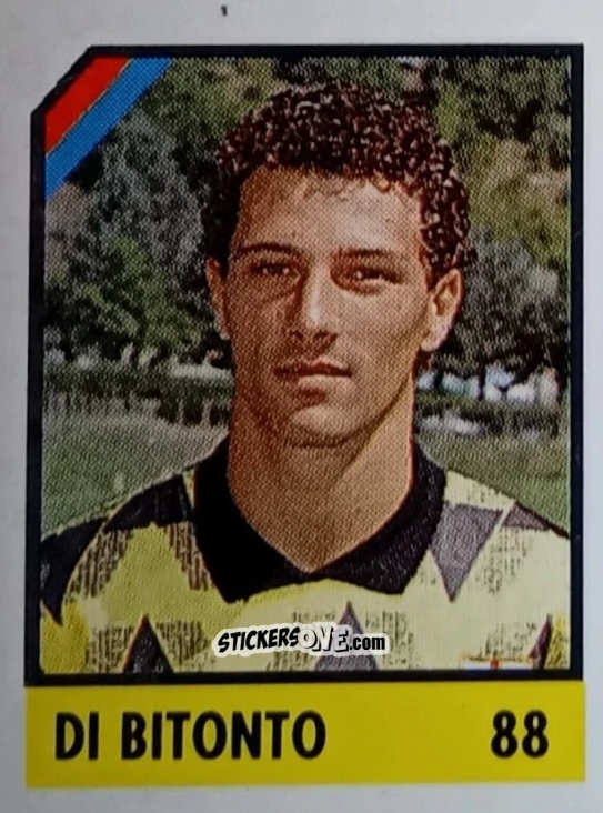 Figurina Di Bitonto - Micro Calcio Campionato 1990-1991 n. 88 - Vallardi