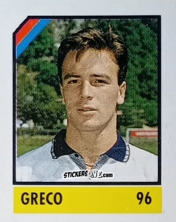 Cromo Greco - Micro Calcio Campionato 1990-1991 n. 96 - Vallardi