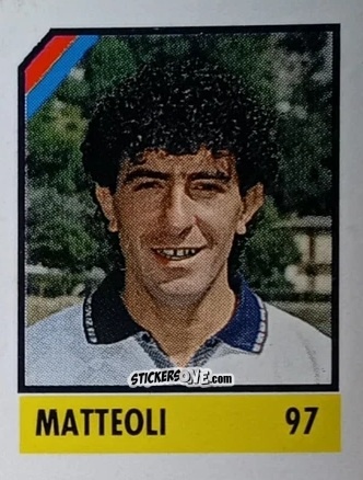 Cromo Matteoli - Micro Calcio Campionato 1990-1991 n. 97 - Vallardi