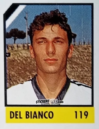 Cromo Del Bianco - Micro Calcio Campionato 1990-1991 n. 119 - Vallardi