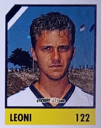 Figurina Leoni - Micro Calcio Campionato 1990-1991 n. 122 - Vallardi