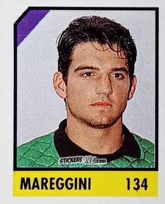 Figurina Mareggini - Micro Calcio Campionato 1990-1991 n. 134 - Vallardi