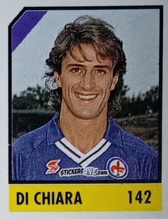 Sticker Di Chiara - Micro Calcio Campionato 1990-1991 n. 142 - Vallardi