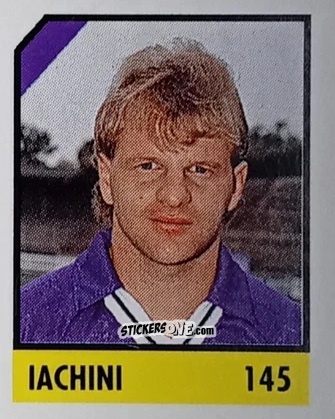 Cromo Iachini - Micro Calcio Campionato 1990-1991 n. 145 - Vallardi