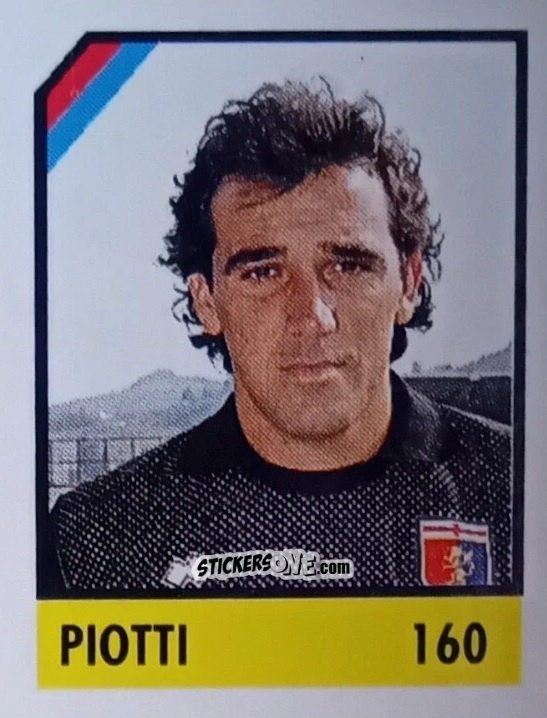 Figurina Piotti - Micro Calcio Campionato 1990-1991 n. 160 - Vallardi