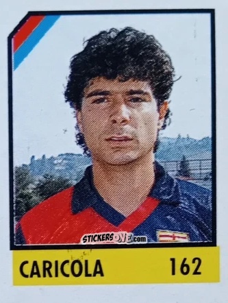 Figurina Caricola - Micro Calcio Campionato 1990-1991 n. 162 - Vallardi