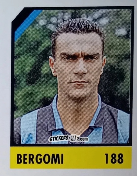 Figurina Bergomi - Micro Calcio Campionato 1990-1991 n. 188 - Vallardi