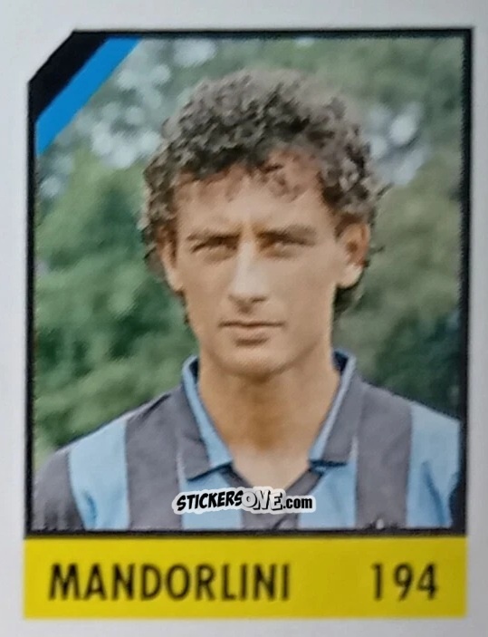 Figurina Mandorlini - Micro Calcio Campionato 1990-1991 n. 194 - Vallardi