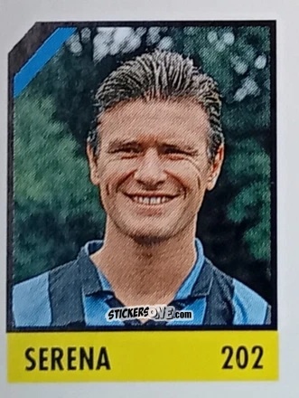 Figurina Serena - Micro Calcio Campionato 1990-1991 n. 202 - Vallardi