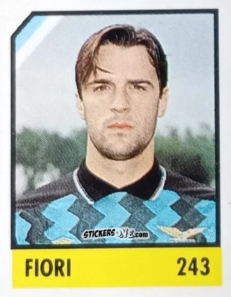 Figurina Fiori - Micro Calcio Campionato 1990-1991 n. 243 - Vallardi