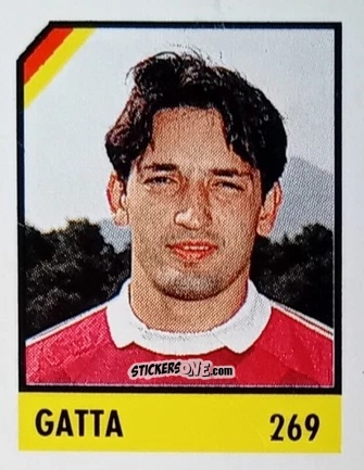 Figurina Gatta - Micro Calcio Campionato 1990-1991 n. 269 - Vallardi