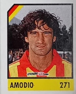 Sticker Amodio - Micro Calcio Campionato 1990-1991 n. 271 - Vallardi
