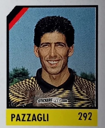 Figurina Pazzagli - Micro Calcio Campionato 1990-1991 n. 292 - Vallardi