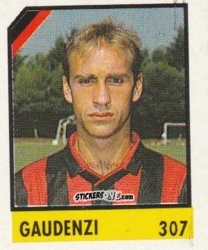 Cromo Gaudenzi - Micro Calcio Campionato 1990-1991 n. 307 - Vallardi