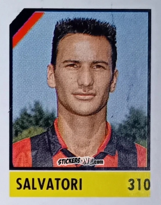 Figurina Salvatori - Micro Calcio Campionato 1990-1991 n. 310 - Vallardi