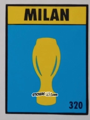 Figurina Supercoppa Europea - Palmares - Micro Calcio Campionato 1990-1991 n. 320 - Vallardi