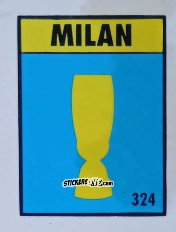Figurina Mundialito Clubs - Palmares - Micro Calcio Campionato 1990-1991 n. 324 - Vallardi