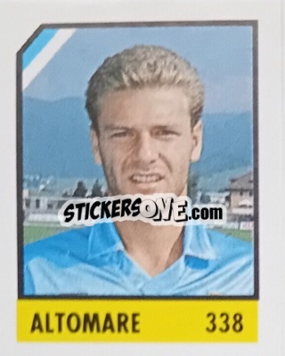 Sticker Altomare - Micro Calcio Campionato 1990-1991 n. 338 - Vallardi
