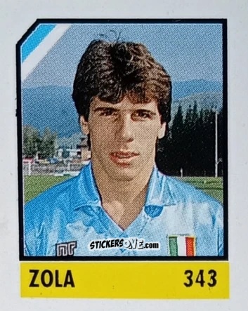 Cromo Zola - Micro Calcio Campionato 1990-1991 n. 343 - Vallardi