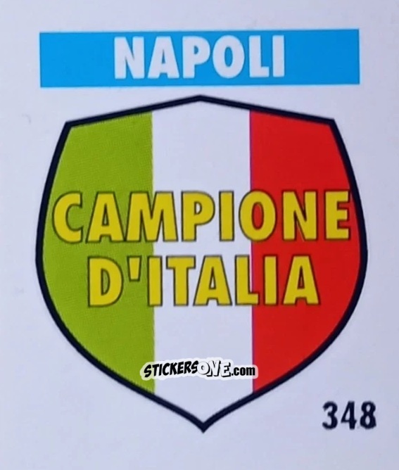 Cromo Serie A - Palmares - Micro Calcio Campionato 1990-1991 n. 348 - Vallardi