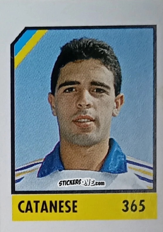 Figurina Catanese - Micro Calcio Campionato 1990-1991 n. 365 - Vallardi