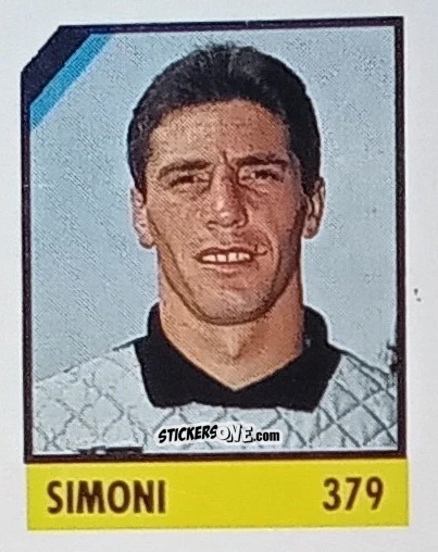 Cromo Simoni - Micro Calcio Campionato 1990-1991 n. 379 - Vallardi