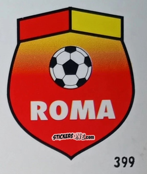 Sticker Stemma Roma - Micro Calcio Campionato 1990-1991 n. 399 - Vallardi