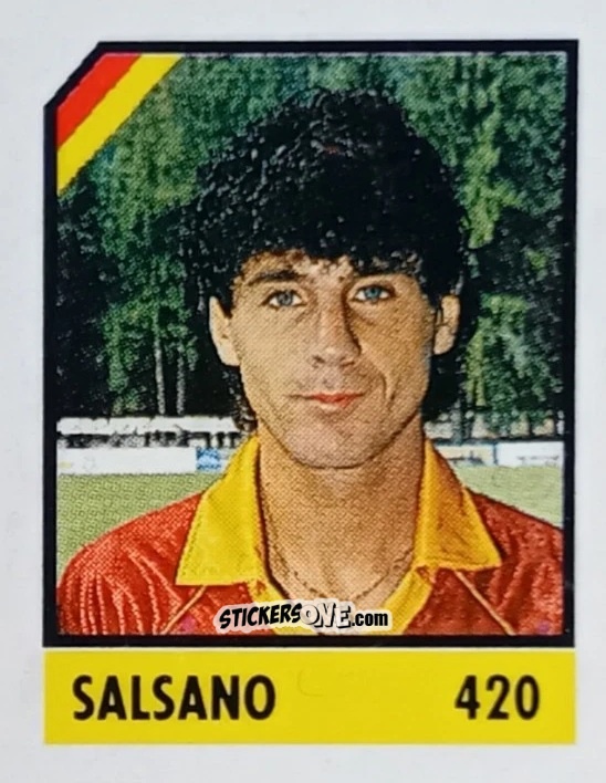 Cromo Salsano - Micro Calcio Campionato 1990-1991 n. 420 - Vallardi
