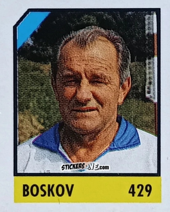 Figurina Boskov - Micro Calcio Campionato 1990-1991 n. 429 - Vallardi