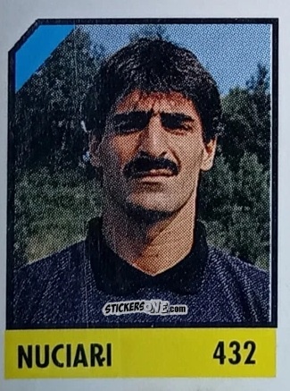 Cromo Nuciari - Micro Calcio Campionato 1990-1991 n. 432 - Vallardi