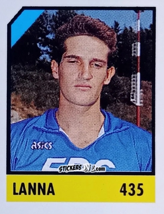 Cromo Lanna - Micro Calcio Campionato 1990-1991 n. 435 - Vallardi
