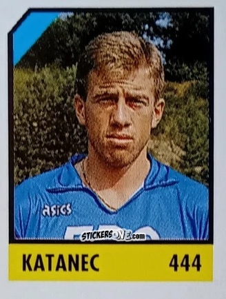 Sticker Katanec - Micro Calcio Campionato 1990-1991 n. 444 - Vallardi