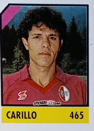 Figurina Carillo - Micro Calcio Campionato 1990-1991 n. 465 - Vallardi