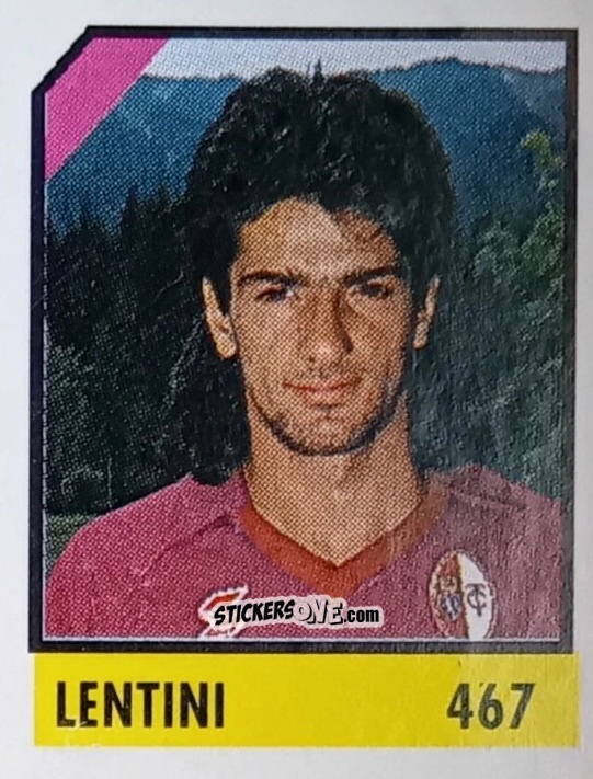 Cromo Lentini - Micro Calcio Campionato 1990-1991 n. 467 - Vallardi